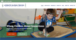 Desktop Screenshot of integratedchildrenstherapies.com